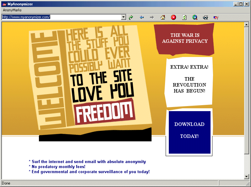 MyAnonymizer Screenshot